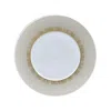 Bernardaud Sol Dinner Plate In Gold/white