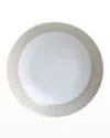 Bernardaud Sol Soup Plate In White Gold