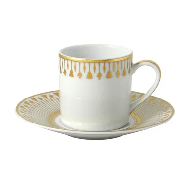 Bernardaud Soleil Levant After Dinner Cup In White