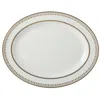 Bernardaud Soleil Levant Oval Platter, 15 In White/gold