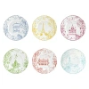 Bernardaud Tout Paris Assorted Salad Plates, Set Of 6