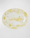 BERNARDAUD TOUT PARIS OVAL PLATTER, 15"