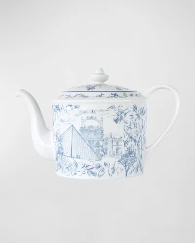 Bernardaud Tout Paris Teapot, 34 oz In White