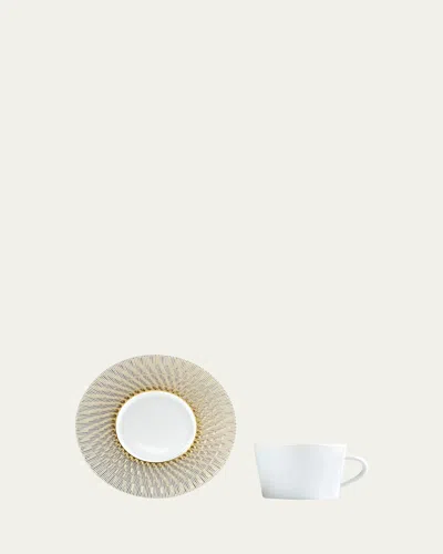 Bernardaud Twist Again Tea Cup In Gold