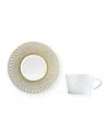 Bernardaud Twist Again Tea Saucer Plate In Multi