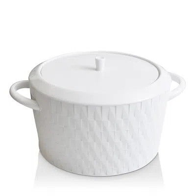 Bernardaud Twist Collection Lidded Soup Tureen - Exclusive In White