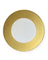 Bernardaud Twist Gold Service Plate - Exclusive In Gold/white