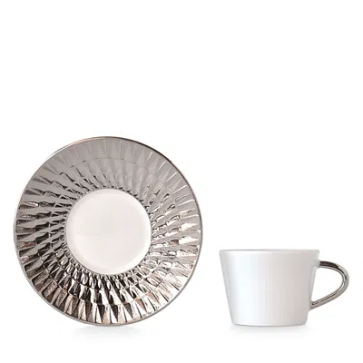 Bernardaud Twist Platinum Espresso Cup - Exclusive