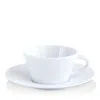 Bernardaud Twist White After Dinner Saucer In White