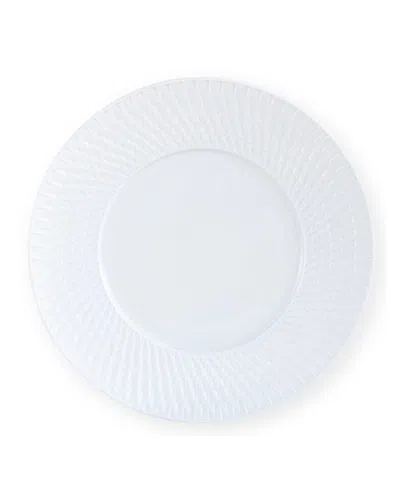 Bernardaud Twist White Salad Plate, 8.3"