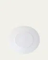 Bernardaud Twist White Service Plate, 11.5"