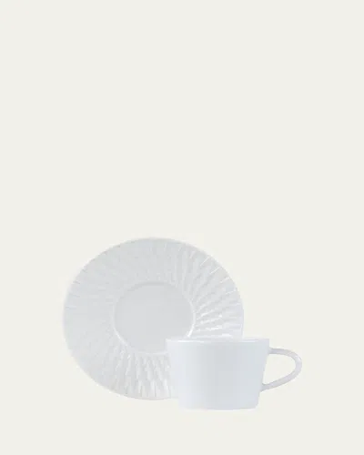 Bernardaud Twist White Tea Cup In White
