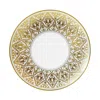 Bernardaud Venise Coupe Dinner Plate In White/gold