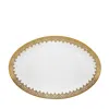 Bernardaud Venise Oval Platter, 15 In White/gold