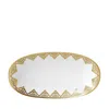 Bernardaud Venise Relish Dish In White/gold