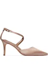 Bernardo 1946 80mm Yazmin Heeled Pumps In Animal Print