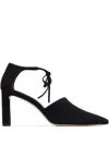 Bernardo 1946 82mm Siena Pointed-toe Pumps In Black
