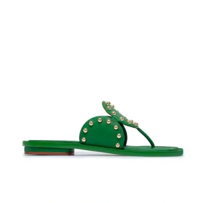 Bernardo 1946 Footwear Agartha Thong Sandal In Green