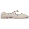 Bernardo 1946 Footwear Court Ballet Flat In White