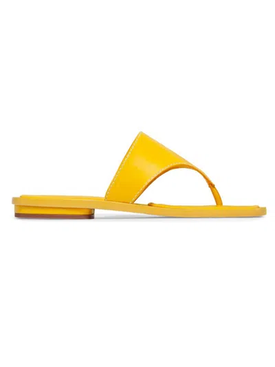 Bernardo 1946 Women's Agora Thong Sandals In Yellow