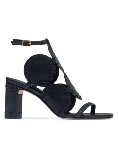 Bernardo 1946 Women's New Moon 75mm Heeled Sandals In Black
