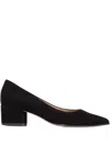 Bernardo 45mm Millie Pointed-toe Block-heel Pumps In Black
