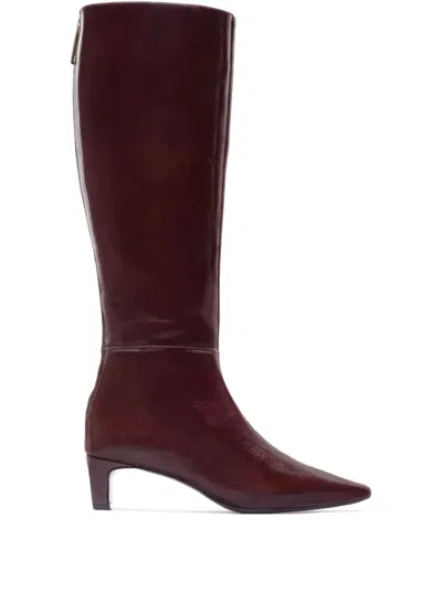 BERNARDO 50MM ETON POINTED-TOE TALL BOOTS
