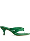 Bernardo 55 Miami Strappy Sandals In Green