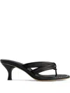 Bernardo 55mm Miami Strappy Sandals In Black