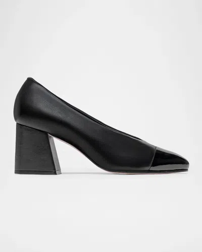 Bernardo 65mm Murphy Leather Pumps In Black