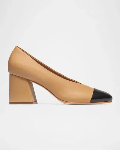 Bernardo 65mm Murphy Leather Pumps In Brown
