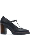 Bernardo Footwear Noto Platform Mary Jane Pump In Blue