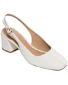 Bernardo Alexia Leather Pump In Neutral
