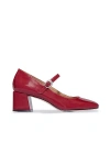 Bernardo Ancona Mary Jane Heels In Red