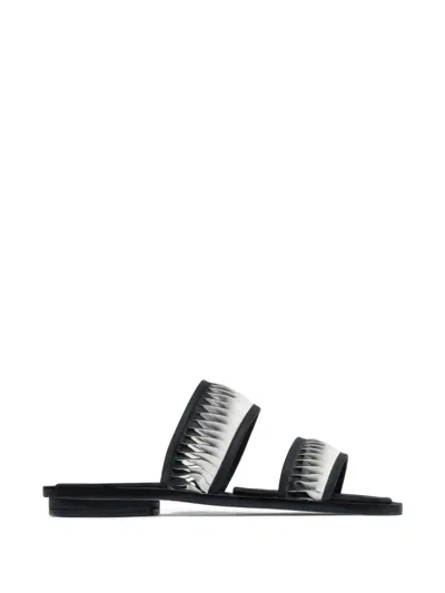 Bernardo Andorra Strap Sandals In Black