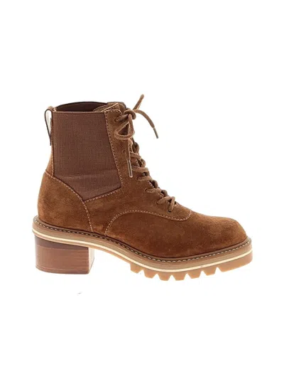 Pre-owned Bernardo Ankle Boots In Brown