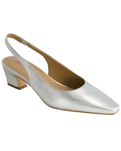 Bernardo Ariella Leather Sandal In Silver