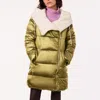 Bernardo Assymetrical Puffer In Multi