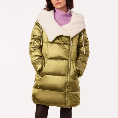 Bernardo Assymetrical Puffer In Multi
