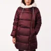 Bernardo Assymetrical Puffer In Red