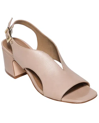 Bernardo Bedford Leather Sandal In Pink