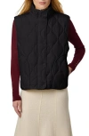 Bernardo Beekman Quilted Puffer Vest In Black