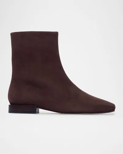 BERNARDO BELFAST SUEDE ANKLE BOOTIES