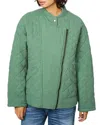 Bernardo Bernie French Terry Jacket In Purple