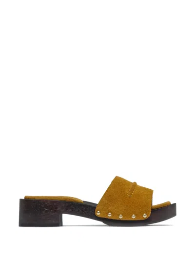 Bernardo Blyde Studded Sandals In Brown