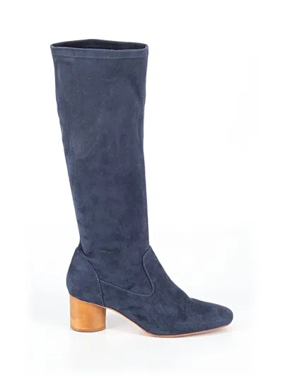 Pre-owned Bernardo Boots In Blue