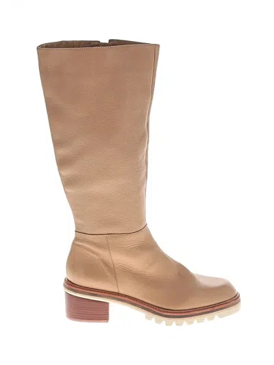 Pre-owned Bernardo Boots In Tan