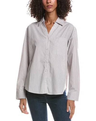 Bernardo Boyfriend Shirt In Brown