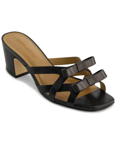 Bernardo Burgo Leather Sandal In Black