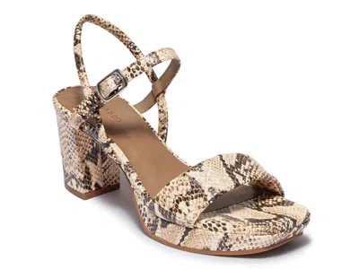 Bernardo Canto Platform Sandal In Animal Print